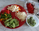 Foto del paso 1 de la receta: Arroz caldoso con costillas y verduras