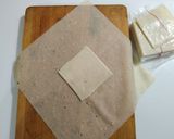 A picture of step 4 of Chicken cheese spring roll.