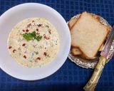 A picture of step 3 of Homemade Cheese Spread dip with Mixed Herbs and Garlic.
