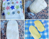 Foto del paso 7 de la receta: Batbout rellenos de salchichas y otros de ensalada variada