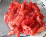 Foto del paso 9 de la receta: Pasta🍝con salsa de remolacha, calabacín y berenjena...🍝🥒🍆🌰🌶🍝