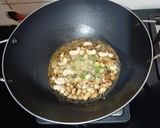 A picture of step 3 of Samak Rice Pulao.