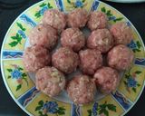 Foto del paso 5 de la receta: Albóndigas rellenas de huevo al horno