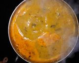 A picture of step 1 of Tuvar dal tadka.