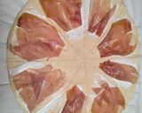 Une image de l'étape 3 de Croissants chèvre, pesto, jambon de parme.