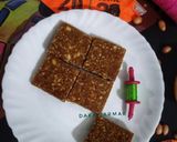 A picture of step 8 of Chocolate Peanut Chikki.