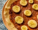 A picture of step 3 of Banana and Nutella Tortilla.