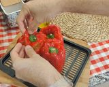Foto del paso 7 de la receta: Pimientos rojos rellenos de tortilla de patatas en Airfryer Proscenic T31 de 15L