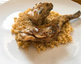Foto del paso 8 de la receta: Conejo a la mostaza (sobre bulgur, que me tiene enamorao a mí el bulgur)