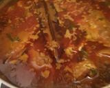 A picture of step 1 of Tuwo shikafa and palmut soup (miya kwakwa manja).