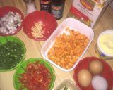 A picture of step 2 of Egg fried rice.