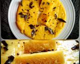 A picture of step 6 of Khaman Dhokla.