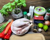 Karibi zöldcitromos csirkepörkölt lassúfőző edényben recept fázis 1 fotója
