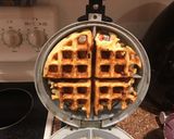 A picture of step 12 of Crab stuffed waffle.