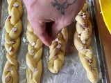 Challah con almendras