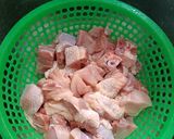 Hình bước làm 1 của món Mì quảng gà