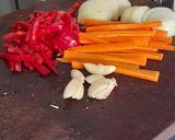 Foto del paso 2 de la receta: Mondongo chauchas al Wok
