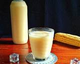 Sweet Corn Milk (Susu Jagung Manis) langkah memasak 9 foto