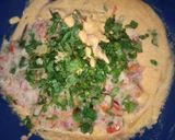 A picture of step 2 of Suji cheela.