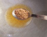 A picture of step 2 of Arbi ki sabji.