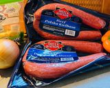 A picture of step 1 of Crockpot Beef Polska Kielbasa.