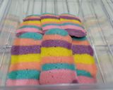 Foto langkah ke 4 dari resep Lidah Kucing Rainbow.