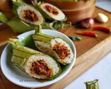 Foto langkah ke 7 dari resep Lemper bakar isi pampis tuna pedas.