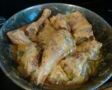 A picture of step 1 of Punjabi Chicken Curry.