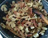 Foto del paso 3 de la receta: Pasta con panceta ahumada y champiñones