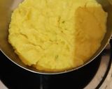 A picture of step 1 of Moong dal kadhi and no frying pakori.