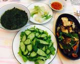 Hình bước làm 9 của món Đậu hũ, nấm, hành củ nướng