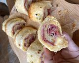Hình bước làm 3 của món Sandwich roll
