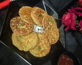 Hari moong chilla रेसिपी चरण 4 फोटो