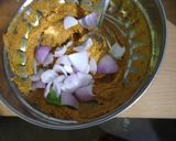 A picture of step 1 of TawaPaneerTikka.