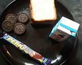 A picture of step 1 of Bread cake- without fire.