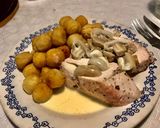Foto del paso 5 de la receta: Pollo al champiñón con papas noisette