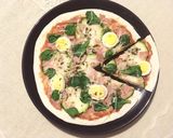 A picture of step 7 of Light Pizza with Tortilla Crust.
