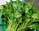 A picture of step 1 of Kashmiri Palak Paneer.