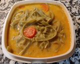 Foto del paso 5 de la receta: Cintas de espinacas con caldo de guisado pollo día anterior