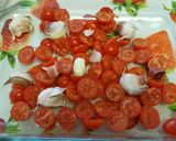 Foto del paso 3 de la receta Pechugas de pavo con tomate, beicon y aceitunas