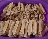 Foto langkah ke 7 dari resep Cemilan termurah, Hanya 3 bahan saja | Lumpia Mini Coklat.