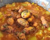 A picture of step 6 of Methi Muthiya Tameta Galka Nu Shaak - Fist-Shaped Fried Methi Dumpling In Sponge Gourd Tomato Curry.