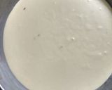 A picture of step 3 of Kesar Malai milk cake.