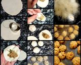 A picture of step 3 of Shezwan chicken momos with hakka noodles😋.