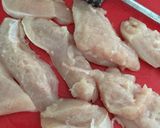 A picture of step 1 of Easy Air-Fried Curry Flavoured Chicken Breast.