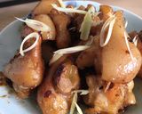 Hình bước làm 7 của món Móng giò xào chua cay