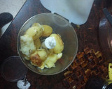 Foto del paso 2 de la receta: Albóndigas de sama, papas y langostinos con salsa