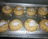 A picture of step 2 of Thumbprint coconut cookies.