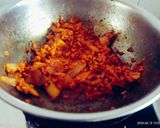 A picture of step 3 of Yummy tasty Raw papaya moong dal sabji.