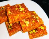 A picture of step 2 of Carrot barfi.